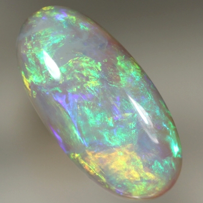 SOLID SEMI BLACK OPAL Bright rolling flashes